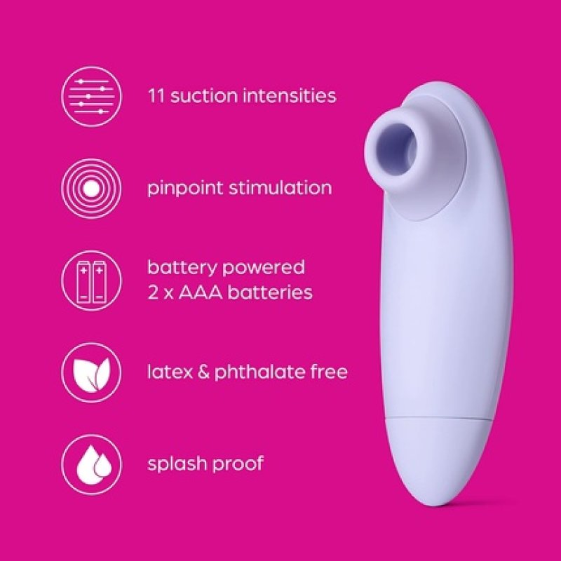 So Divine Pearl Suction Stimulator Purple