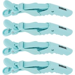 Imbue Crocodile Sectioning Clips Detangling Hair Clips for Styling Green