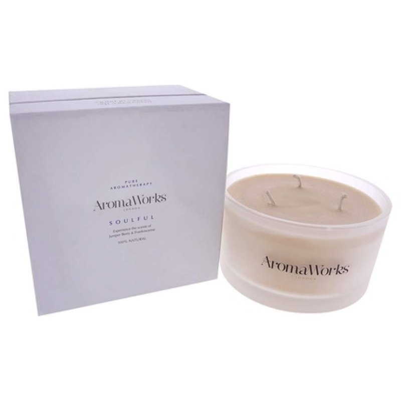 Aromaworks - Soulful Candle 3 Wick - Proven Therapeutic Benefits