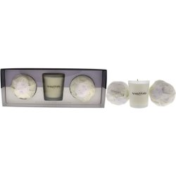 Aromaworks Petitgrain and Lavender Candle Set with 2 Mini AromaBombs - 3 Pieces, 75g