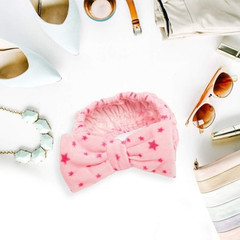 The Vintage Cosmetic Company Pippa Make Up Headband Skincare Headband Hold Back Hair Soft and Comfy Makeup Headband