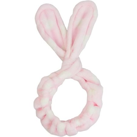 The Vintage Cosmetic Company Baby Bunny Twist Makeup Headband Pink Star and Large Bow Design