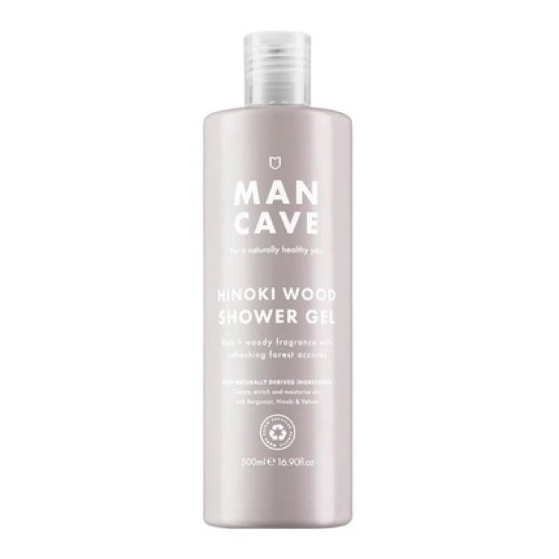 Hinoki Wood Shower Gel for Men 500ml - Warm and Woody Aroma