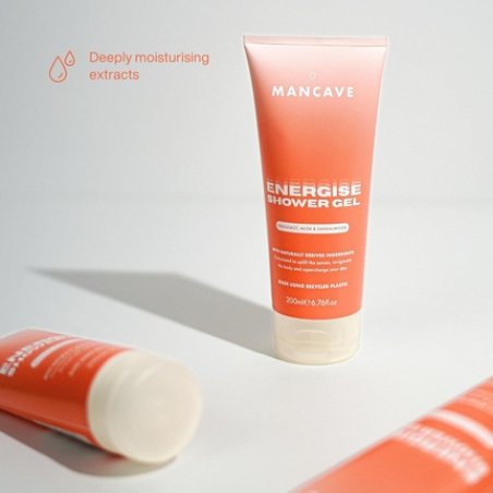 Mancave Energise Shower Gel for Men with Invigorating Notes of Bergamot