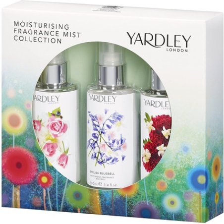 Yardley London Moisturising Fragrance Mist Set, Pack Of 3