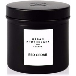 Urban Apothecary Luxury Travel Scented Candle Red Cedar 175g 6.2 Oz / 35 Hours