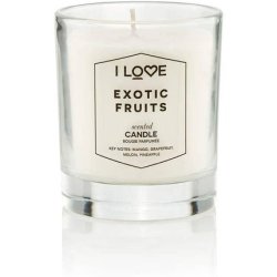 I Love Signature Exotic Fruit Candle In Presentation Bag Delicate Fragrances