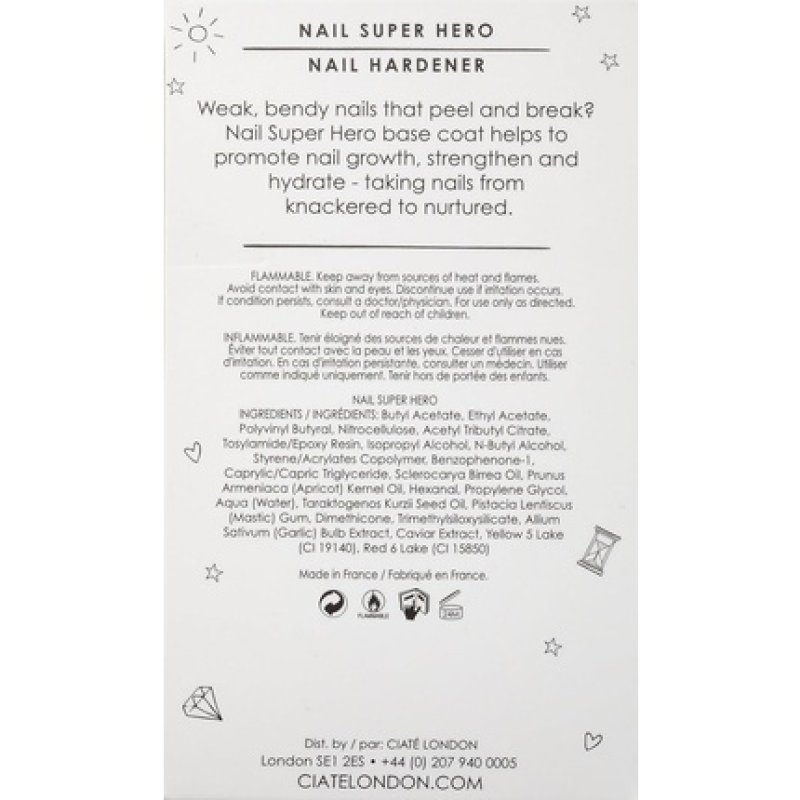 CIATÉ London Super Hero Nail Hardener 14ml