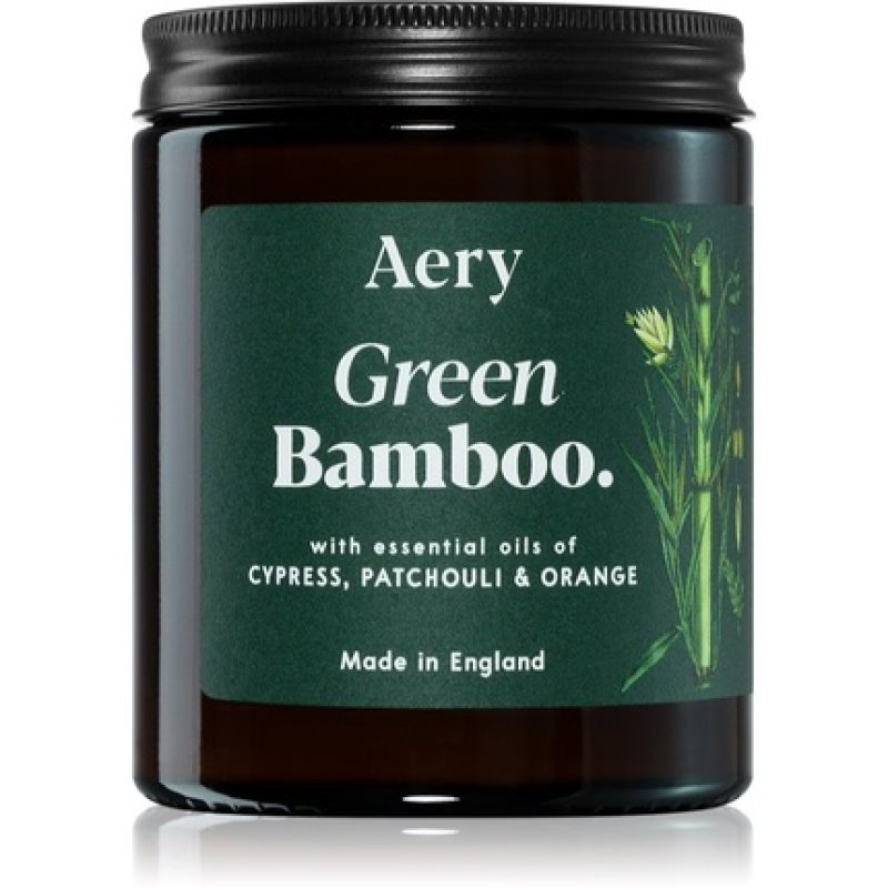 Aery Green Bamboo Scented Candle 140g
