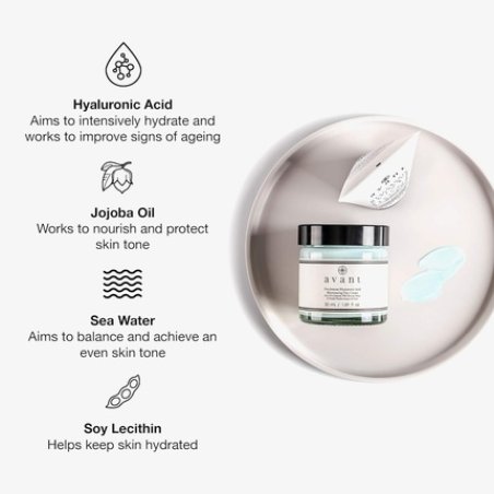 AVANT Day Cream Helps Against Signs of Ageing and Fatigue Intense Hydration Pro-Intense Hyaluronic Acid Illuminating
