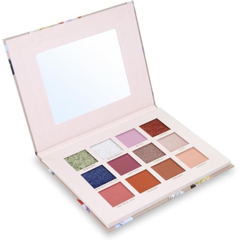 Pure Princess Eyeshadow MAD BEAUTY Disney Twelve Shade Palette With Mirror Self-Care Cosmetic Gift Belle Ariel Tiana