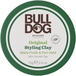 Bulldog Original Hair Styling Clay for Men Matte Finish and Firm Hold 75g