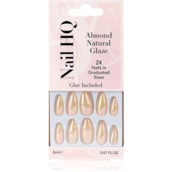 Nail HQ Almond False Nails Natural Glaze 24 pcs