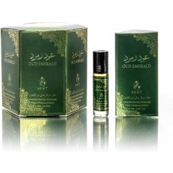 AYAT Perfumes Oud Emerald Fragrance Oil for Men & Women 6ml - Pack of 6