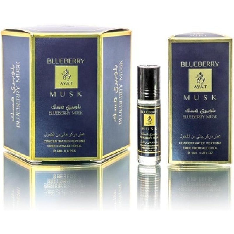 AYAT Perfumes Fragrance Oil for Men & Women Blueberry Musk 6ml