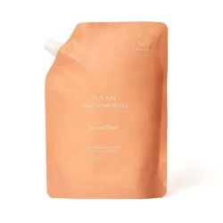 HAAN Sunset Fleur Hand Soap 350ml - Moisturizing and 95% Natural with Aloe Vera and Prebiotics