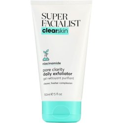 Super Facialist Pore Clarity Daily Exfoliator Acne Treatment Blackhead Remover Exfoliator with 1% Niacinamide Tea Tree