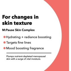 The Solution Menopause 3 in 1 Boost Serum 30ml Dermatologically Tested Anti Aging Skin Care Super Hydrating Collagen