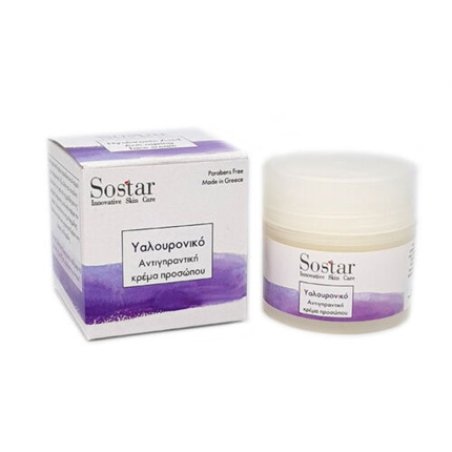 Sostar Focus Anti-Aging Face Cream with Hyaluronic Acid 50ml