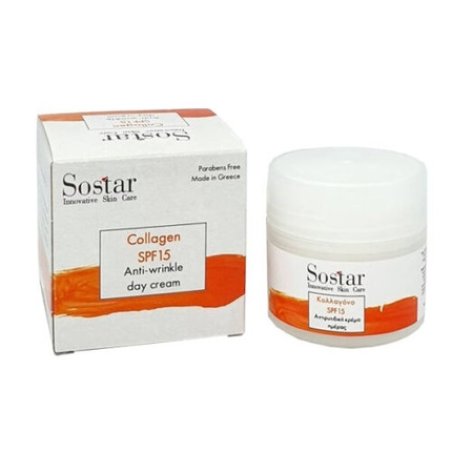 Sostar Focus Anti-Aging Collagen Face Day Cream SPF 15 50ml