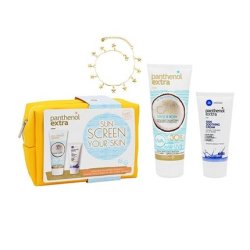 Medisei Panthenol Promo Extra Sun Care Face & Body Milk Spf30 & Skin Soothing Cream & Gift Jewelry