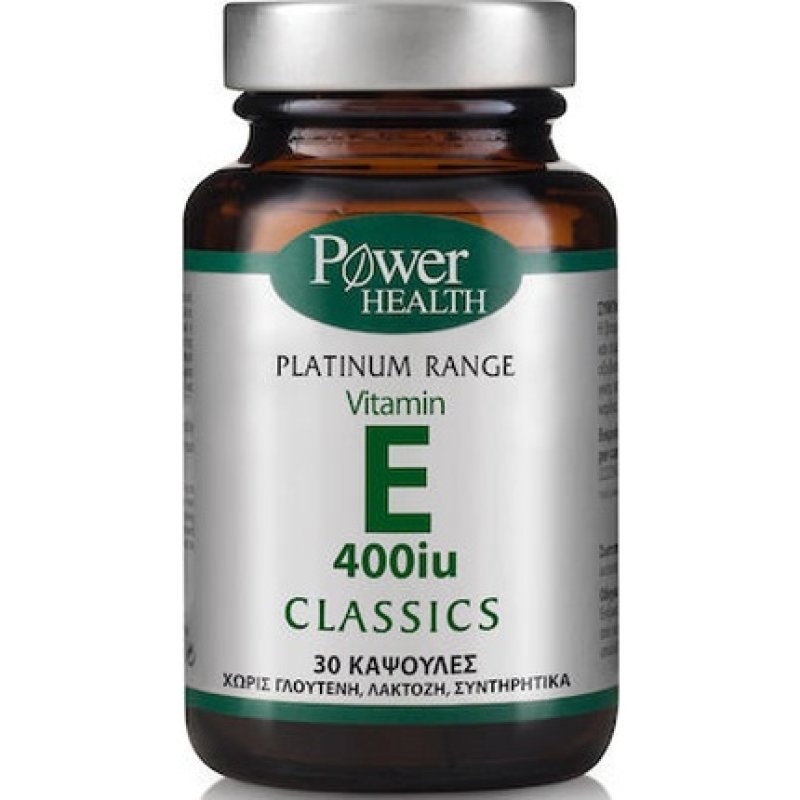Power Health Classics Platinum Range Vitamin E 400 Iu Supplement For Reproduction - Skin 30 Capsules