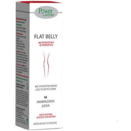 Power Health Flat Belly Dietary Supplement With Probiotics - 10 Effervescent Tablets