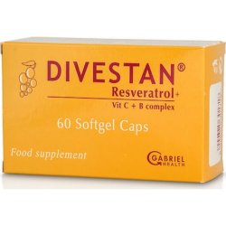 Boderm Divestan Dietary Supplement For Slowing Down Aging - 60 Soft Capsules