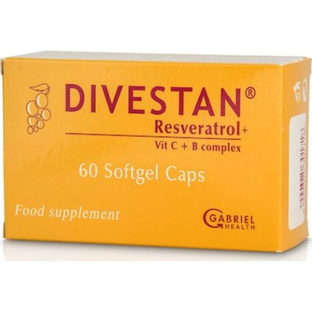 Boderm Divestan Dietary Supplement For Slowing Down Aging - 60 Soft Capsules