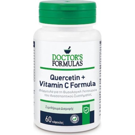 Doctor's Formulas Quercetin Vitamin C Dietary Supplement For Antioxidant - 60 Capsules
