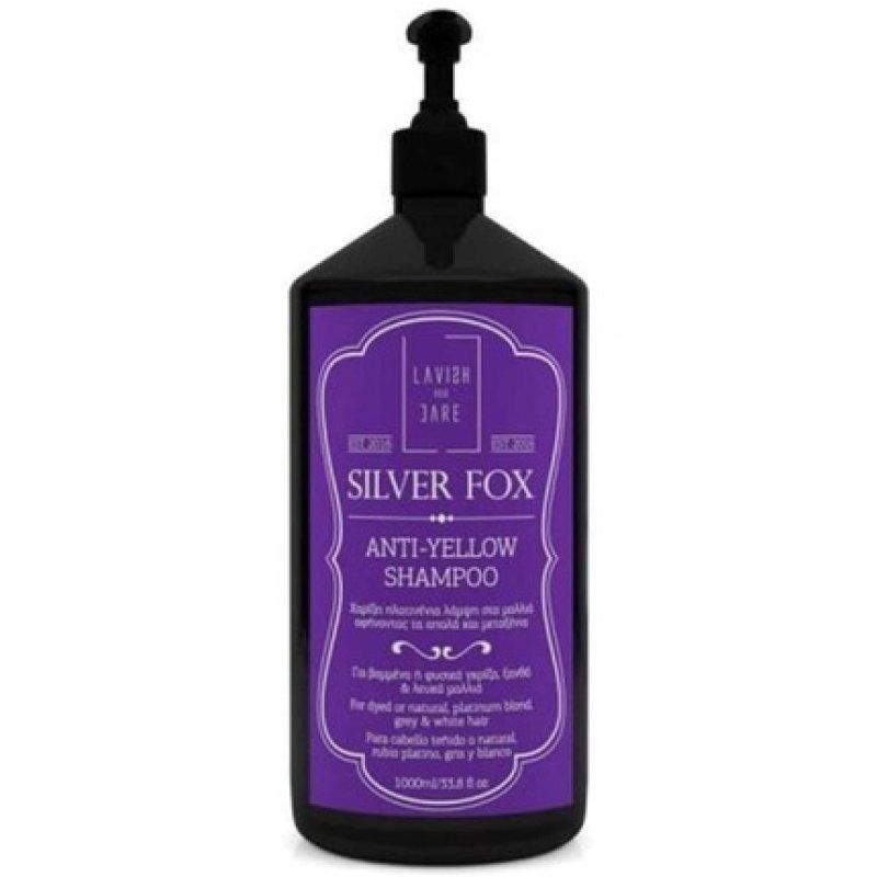 Lavish Care Silver Fox Anti-Yellow Shampoo, 1000 Ml