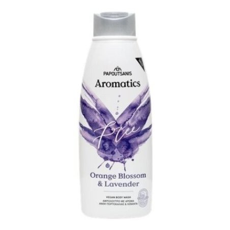 Aromatics Shower Gel Orange Blossom Vegan Papoutsanis 600ml