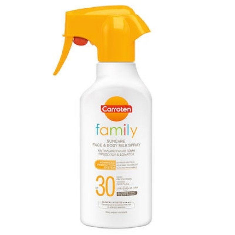 Carroten Family Trigger Spray Sunscreen Spf 30 270ml