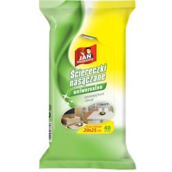 Jan Indispensable Soaked Wipes Universal 40pcs