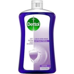 Dettol Refill Soft On Skin Lavender Antibacterial Liquid Soap 750ml