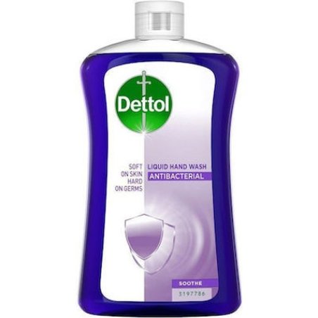 Dettol Refill Soft On Skin Lavender Antibacterial Liquid Soap 750ml