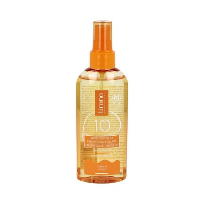 Lirene Carotene Tanning Oil Spf10 150 Ml - Accelerates Tanning