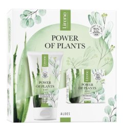 Power Of Plants Aloe Moisturizing Cream Set 50ml Moisturizing Cleansing Gel 150ml