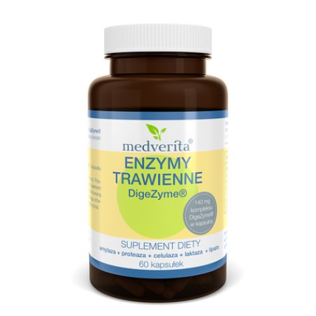 Medverita Digezyme Digestive Enzymes 60 Capsules