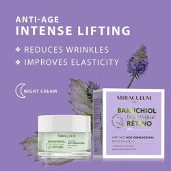 Miraculum Bakuchiol Anti-Aging Rejuvenating Night Cream with Vitamin E and Shea Butter 50ml