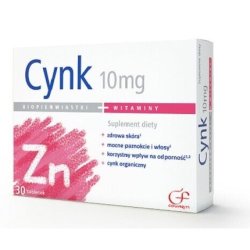 Zinc 10mg 30 Tablets