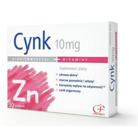 Zinc 10mg 30 Tablets