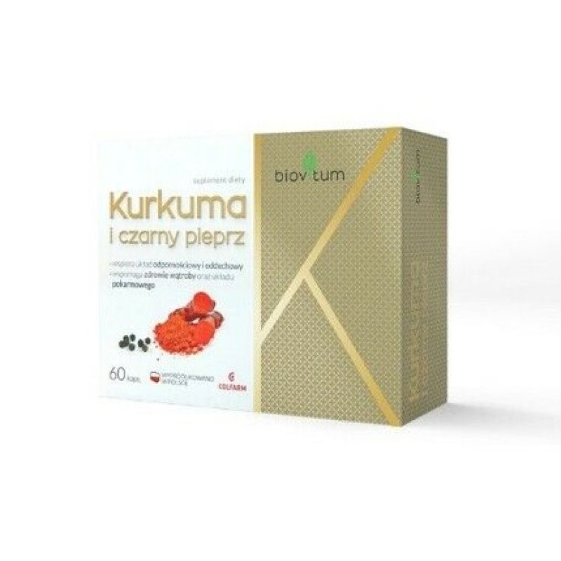Biovitum Turmeric and Black Pepper 60 Capsules