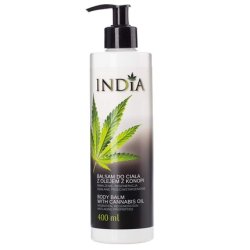 INDIA Body Balm, Body Milk with Hemp Oil 400ml