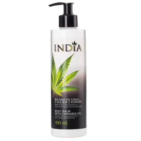 INDIA Body Balm, Body Milk with Hemp Oil 400ml