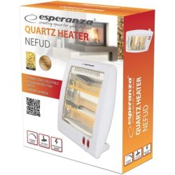 Esperanza EHH010 Electric quartz heater 400W/800W White