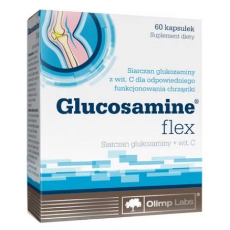 Glucosamine 60 Capsules for Joints, Bones, and Cartilage with Vitamin C and Collagen