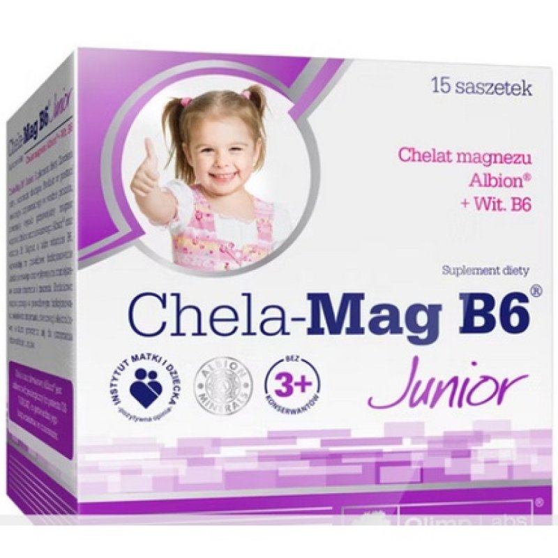 Chela-Mag B6 Junior Magnesium with Vitamin B6 for Fatigue and Nervous System Stress