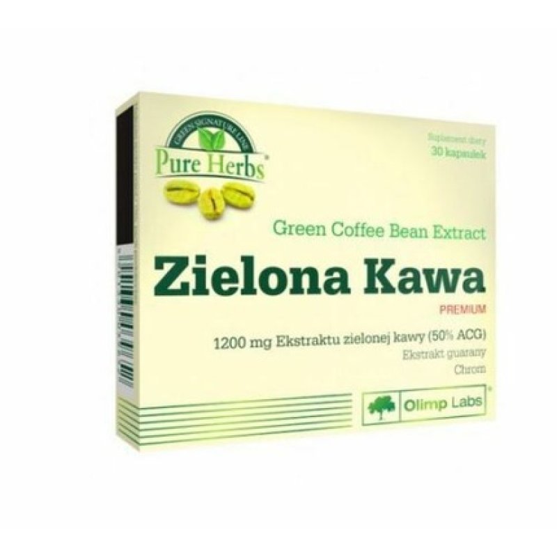 Zielona Kawa Green Coffee 30 Capsules for Body Weight Control