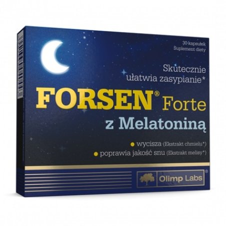 Olimp Labs Forsen Forte With Melatonin Dietary Supplement 30 Capsules